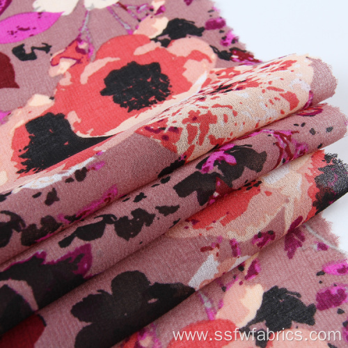 Woven 100% Polyester High Quality Wholesale Chiffon Fabric